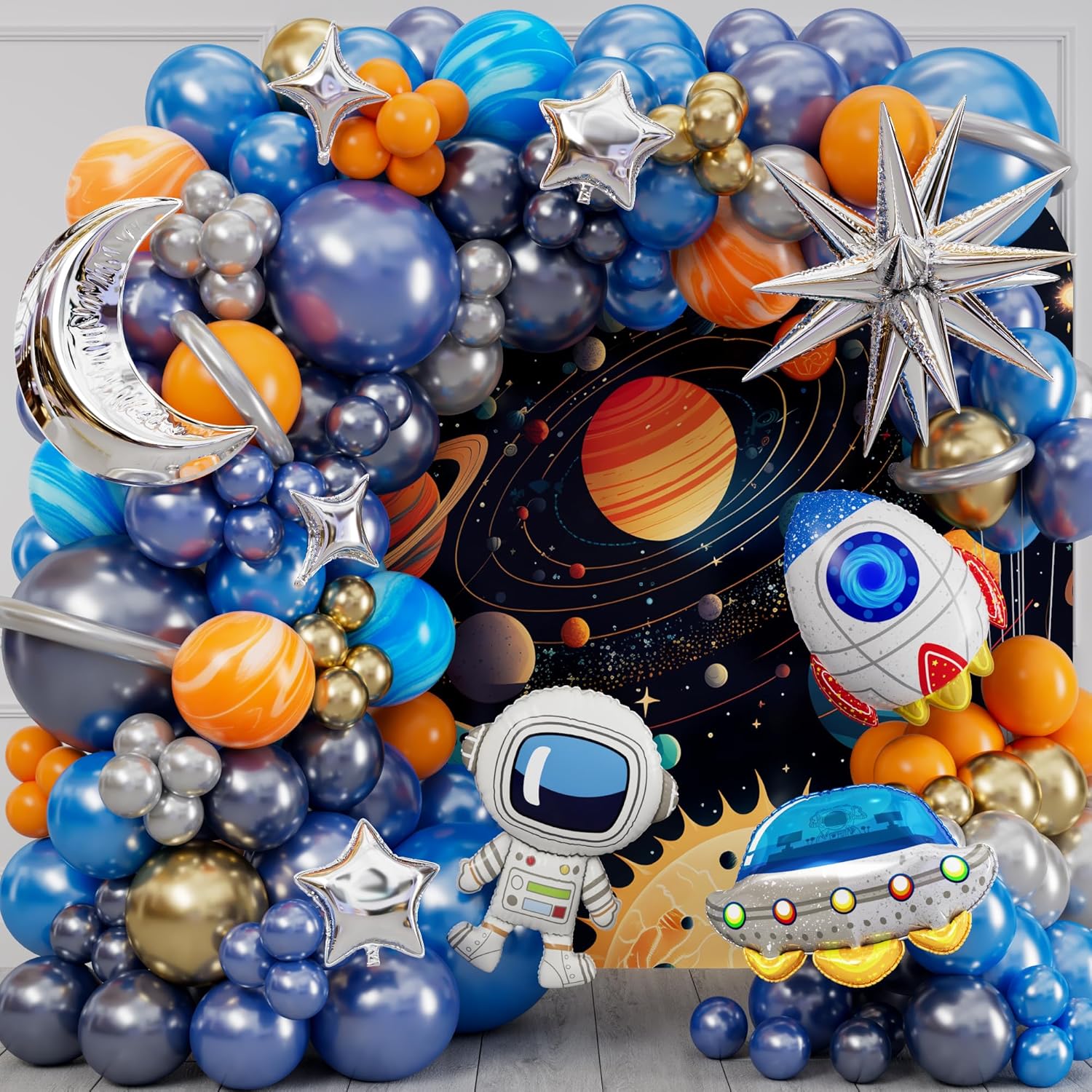 Orange Lighting Decor - The Outer Space To The Moon
