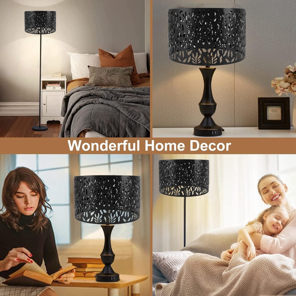 Geometric Lamp Shade - Simple Iron Lampshade Geometric Pattern Medium