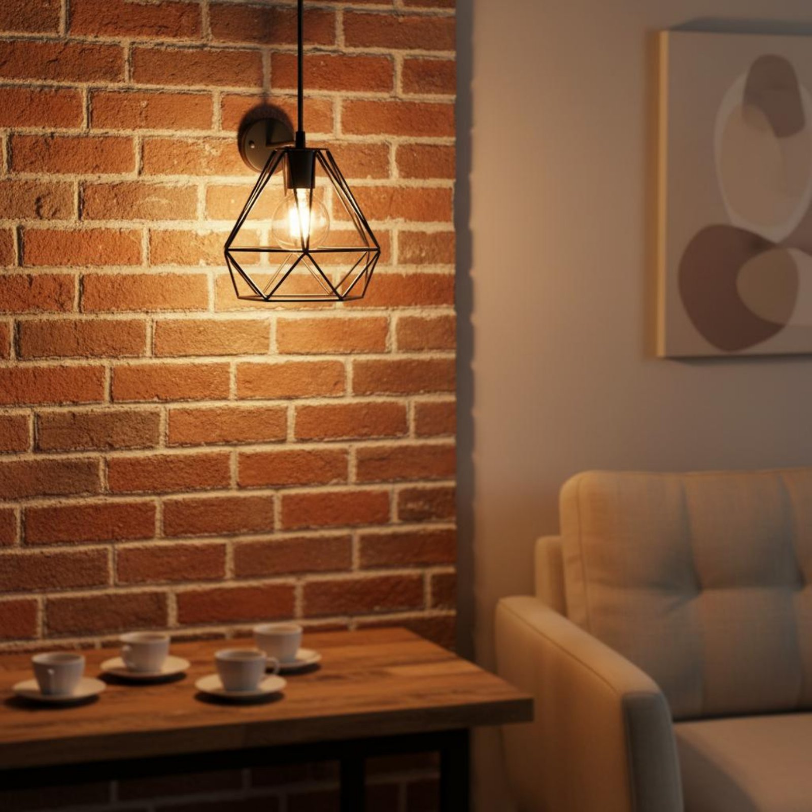 Rhombus Shape Lamp Shade Minim - огляд і ціна Geometric Lamp Shade
