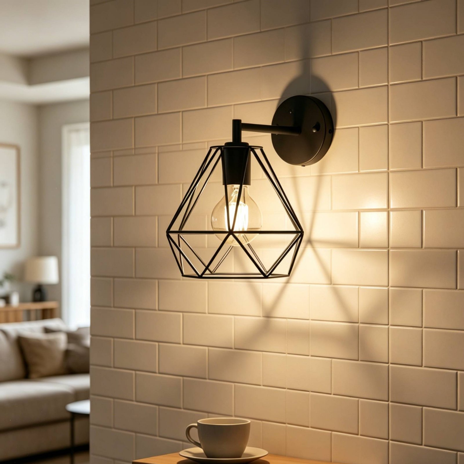 Rhombus Shape Lamp Shade Minim - огляд і ціна Geometric Lamp Shade