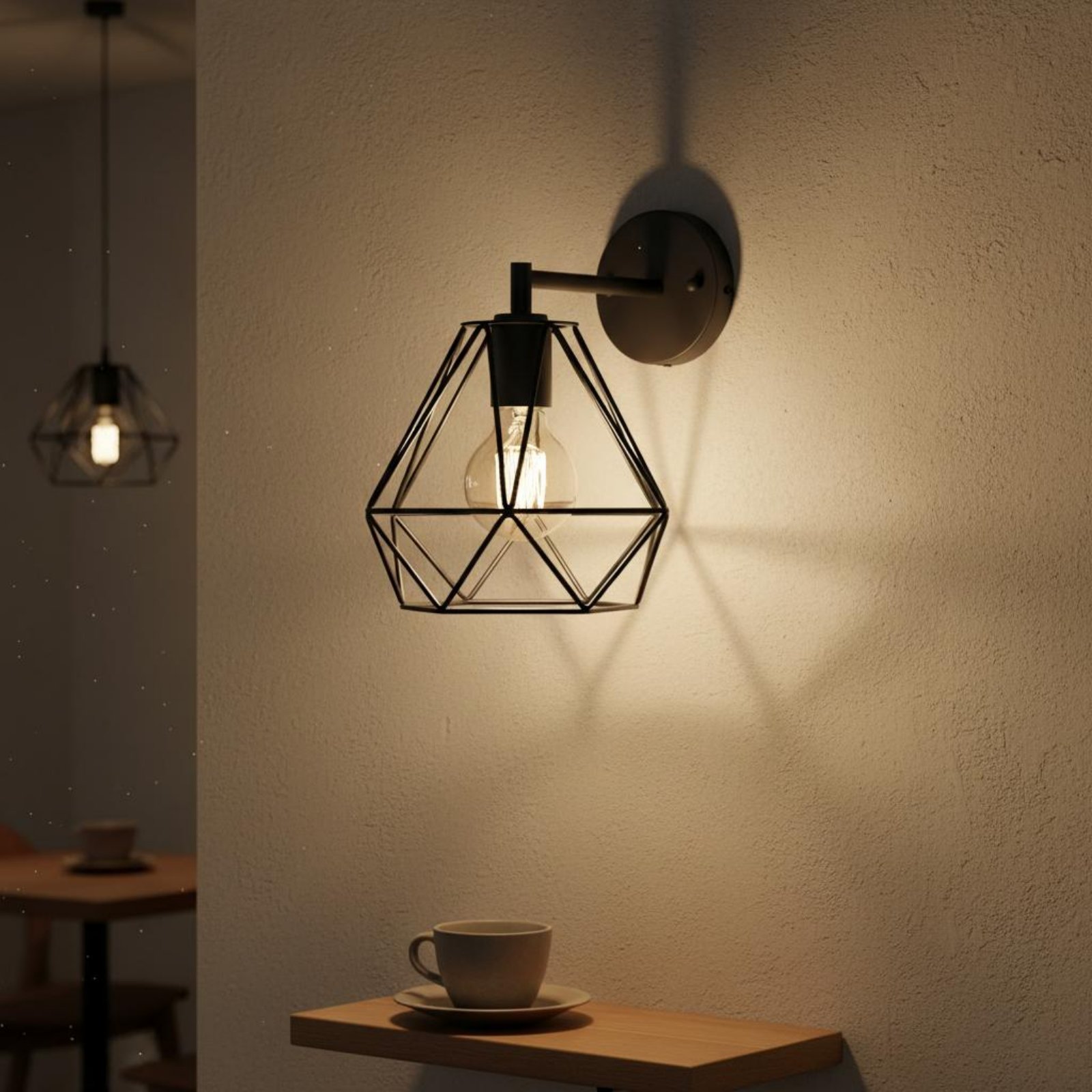 Rhombus Shape Lamp Shade Minim - огляд і ціна Geometric Lamp Shade