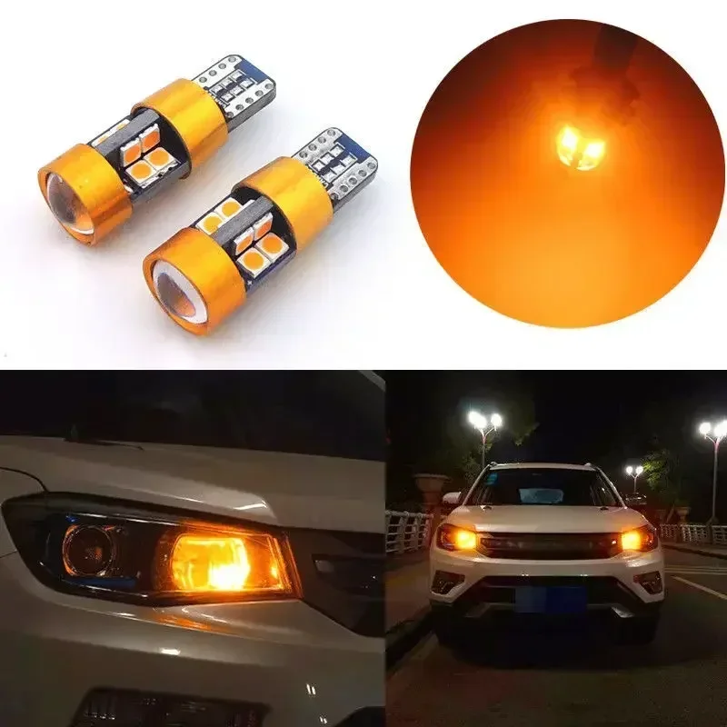 2Pcs Car T10 12V LED Signal Li - огляд і ціна Orange Lighting Decor