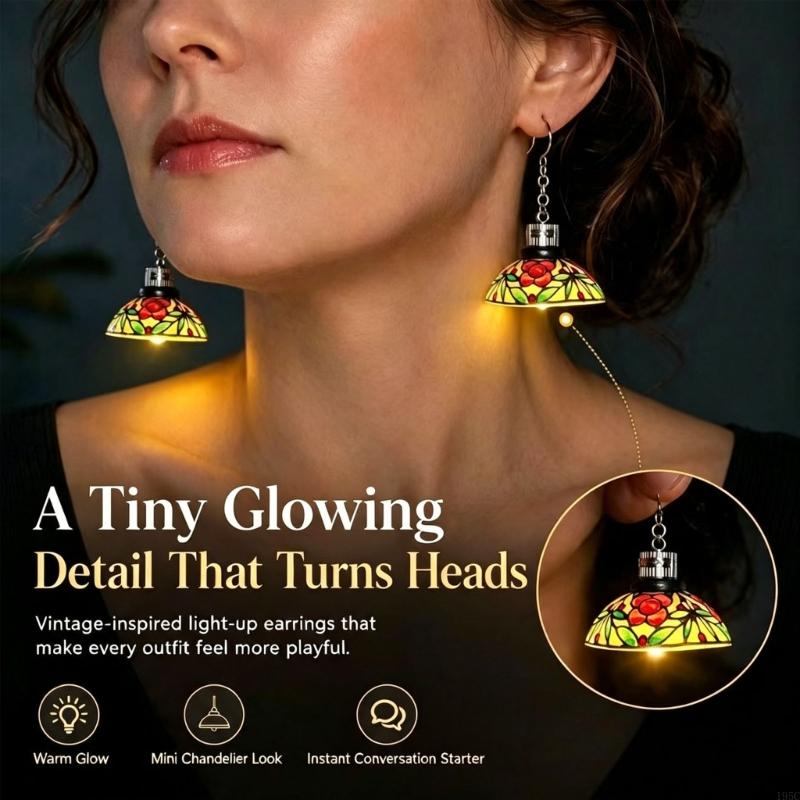 195C Floral Drop Earrings Pair - огляд і ціна Geometric Lamp Shade