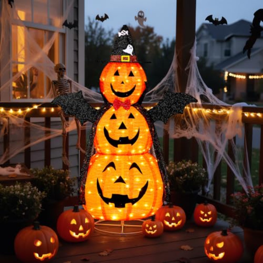 Outdoor Halloween Decorations: - огляд і ціна Orange Lighting Decor