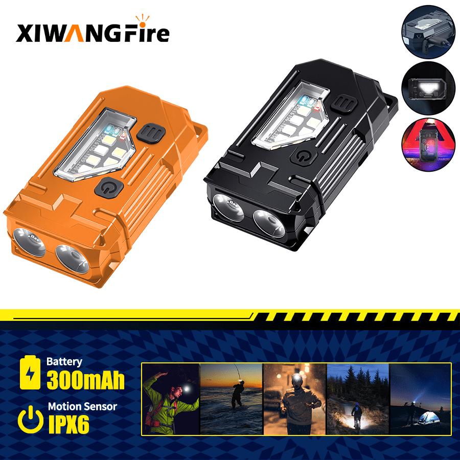 Mini Keychain EDC Flashlight - - огляд і ціна Orange Lighting Decor