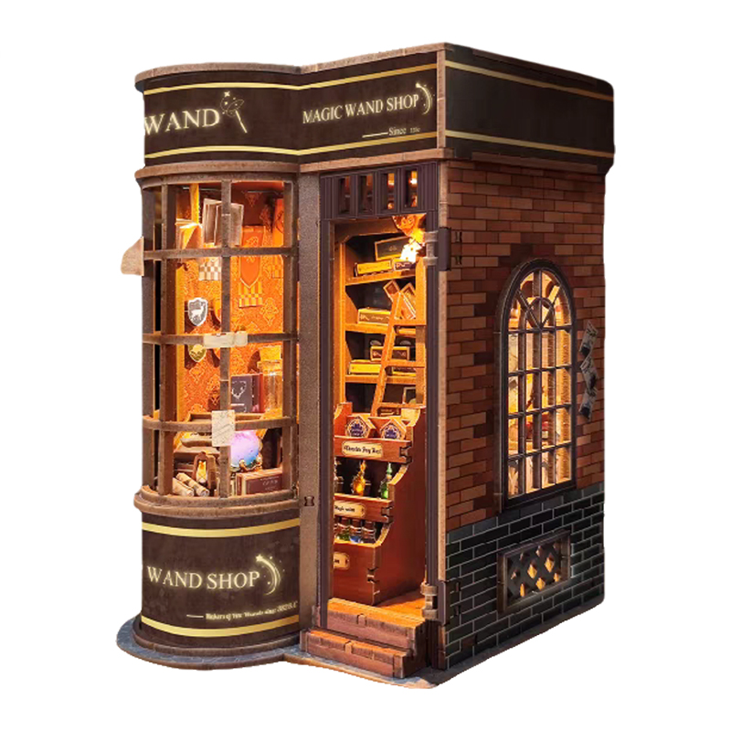 DIY Wooden Book Nook Kit Magic - огляд і ціна Lighting Decor Store