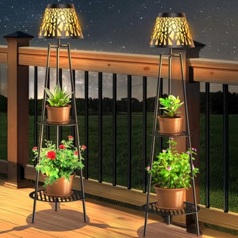 2 Pack Outdoor Solar Floor Lam - огляд і ціна Decor Lighting Floor Lamps