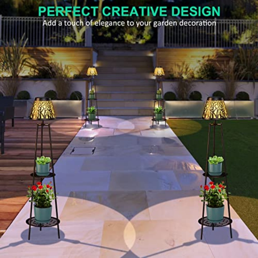 2 Pack Outdoor Solar Floor Lam - огляд і ціна Decor Lighting Floor Lamps