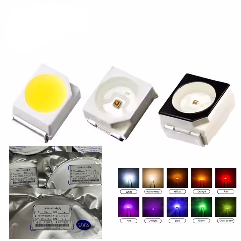 100pcs/2000pcs/Lot 3528 1210 D - огляд і ціна Orange Lighting Decor