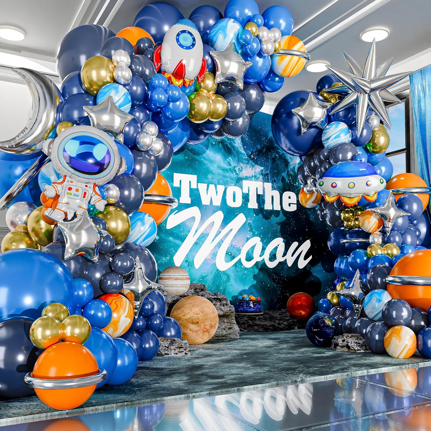 The Outer Space To The Moon Bl - огляд і ціна Orange Lighting Decor