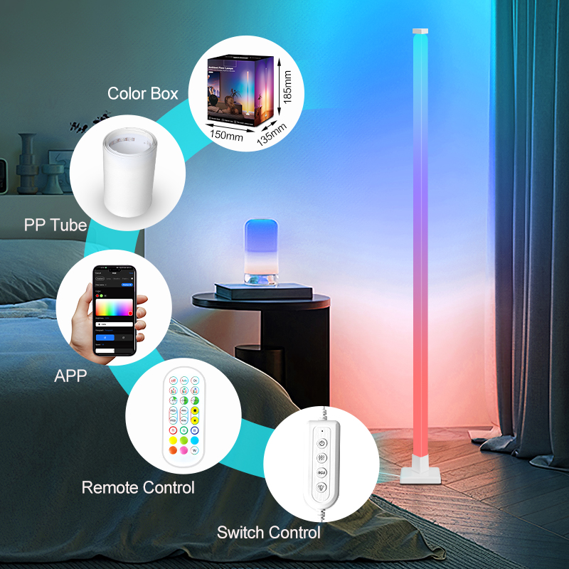 RGB Dimmable Smart Standing LE - огляд і ціна Decor Lighting Floor Lamps