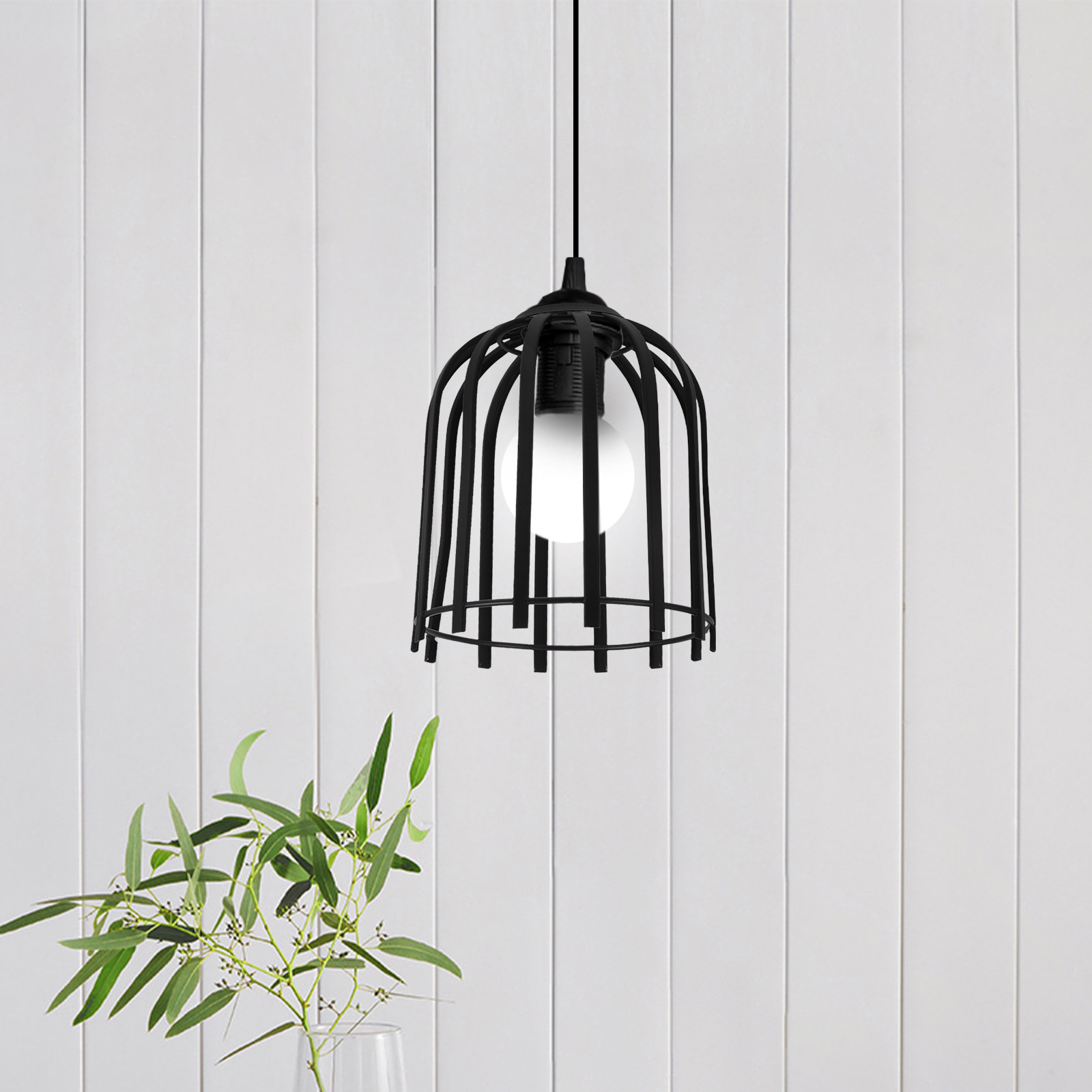 1Pcs Iron Wire Pendant Light S - огляд і ціна Geometric Lamp Shade