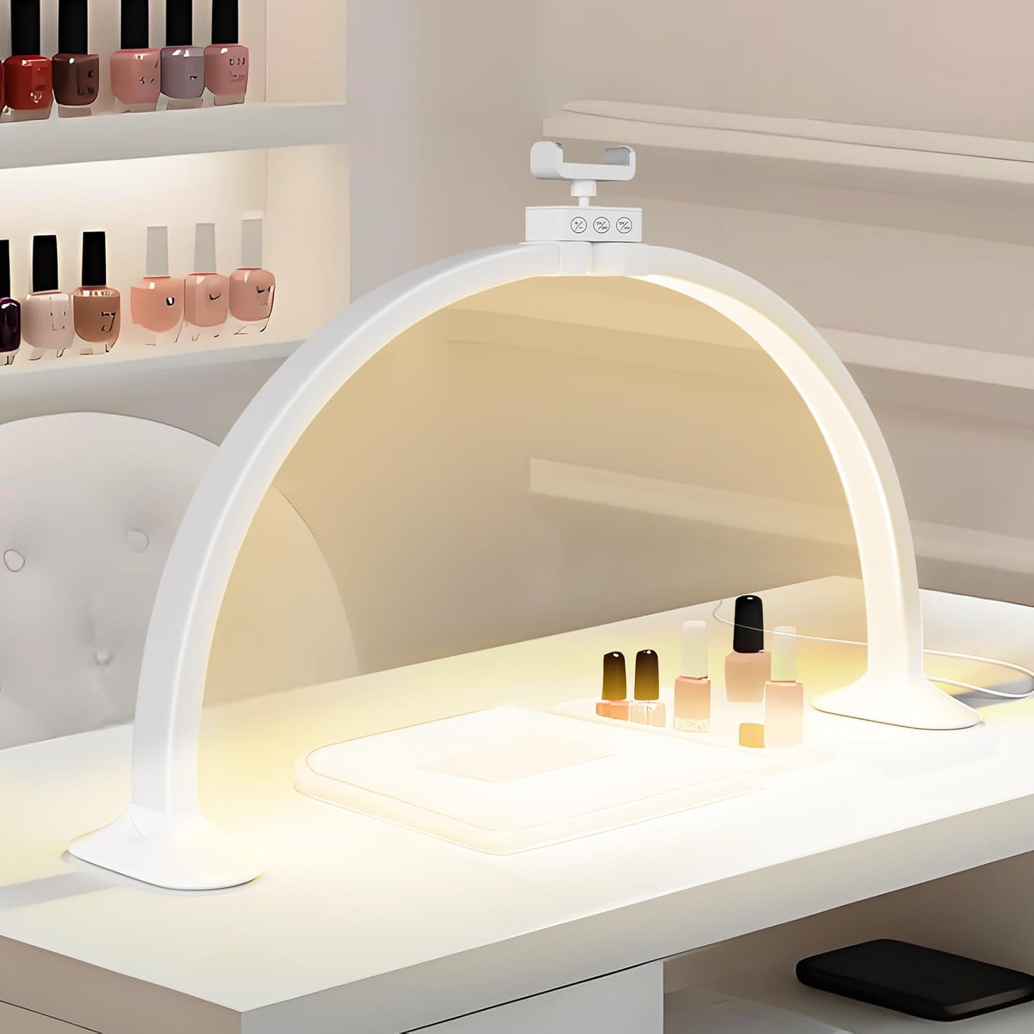Half Moon Light U-Shaped Nail  - огляд і ціна Led Moon Lamp