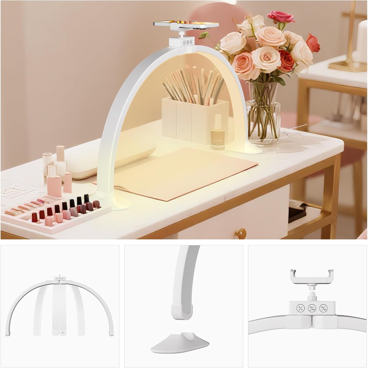 Half Moon Light U-Shaped Nail  - огляд і ціна Led Moon Lamp